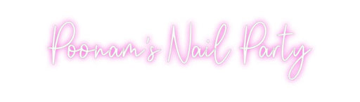 Custom Neon: Poonam's Nail... - Neon Filter