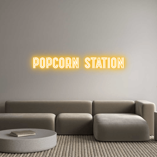 Custom Neon: Popcorn Station - Neon Filter