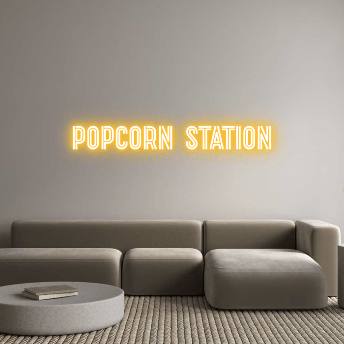 Custom Neon: Popcorn Station - Neon Filter