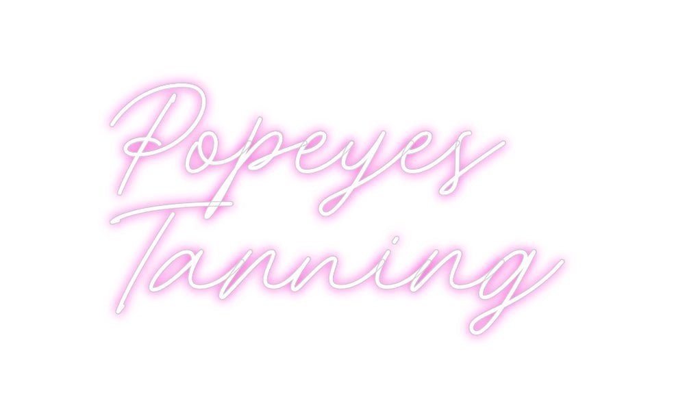 Custom Neon: Popeyes Tann... - Neon Filter