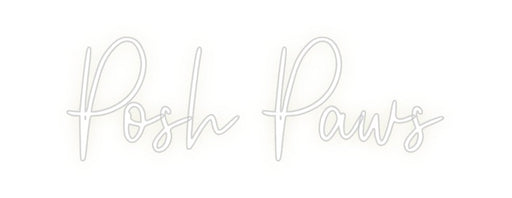 Custom Neon: Posh Paws - Neon Filter