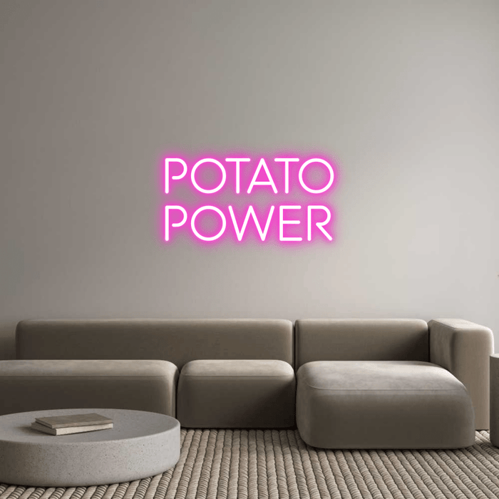 Custom Neon: Potato power - Neon Filter