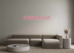 Custom Neon: POWDER ROOM - Neon Filter