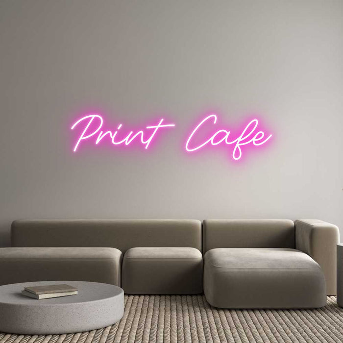 Custom Neon: Print Cafe - Neon Filter