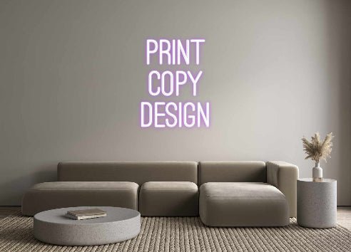 Custom Neon: PRINT COPY ... - Neon Filter