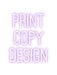 Custom Neon: PRINT COPY ... - Neon Filter