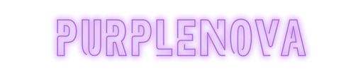 Custom Neon: PURPLENOVA - Neon Filter