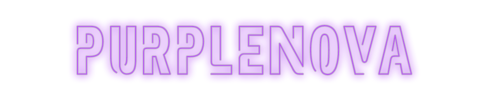 Custom Neon: PURPLENOVA - Neon Filter