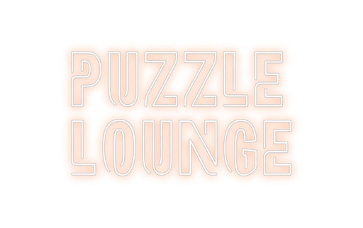 Custom Neon: PUZZLE LOUNGE - Neon Filter