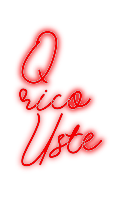 Custom Neon: Q rico Uste - Neon Filter