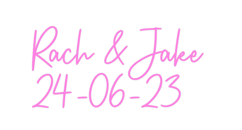 Custom Neon: Rach & Jake ... - Neon Filter