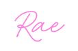 Custom Neon: Rae - Neon Filter