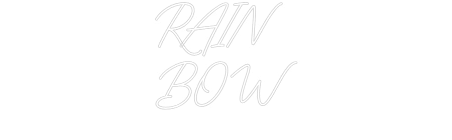 Custom Neon: RAIN BOW - Neon Filter