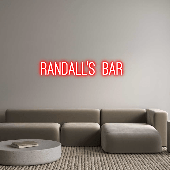 Custom Neon: RANDALL'S BAR - Neon Filter