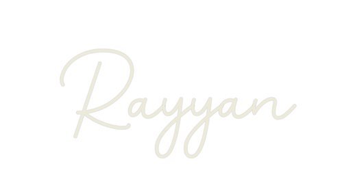 Custom Neon: Rayyan - Neon Filter