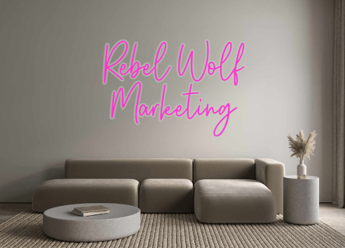 Custom Neon: Rebel Wolf Ma... - Neon Filter