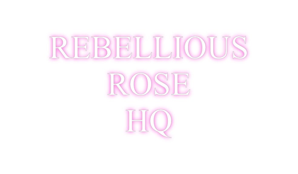 Custom Neon: REBELLIOUS ... - Neon Filter