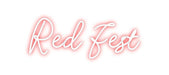 Custom Neon: Red Fest - Neon Filter