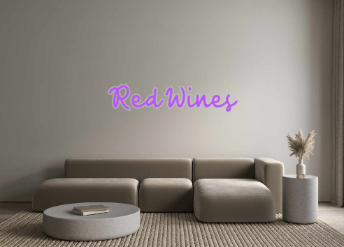 Custom Neon: Red Wines - Neon Filter