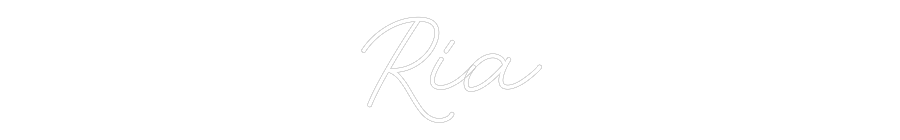 Custom Neon: Ria - Neon Filter