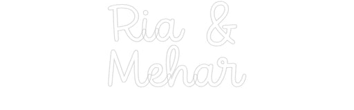 Custom Neon: Ria & Mehar - Neon Filter