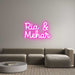 Custom Neon: Ria & Mehar - Neon Filter