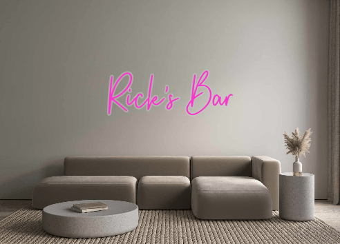 Custom Neon: Rick's Bar - Neon Filter