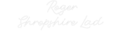 Custom Neon: Roger Shrops... - Neon Filter