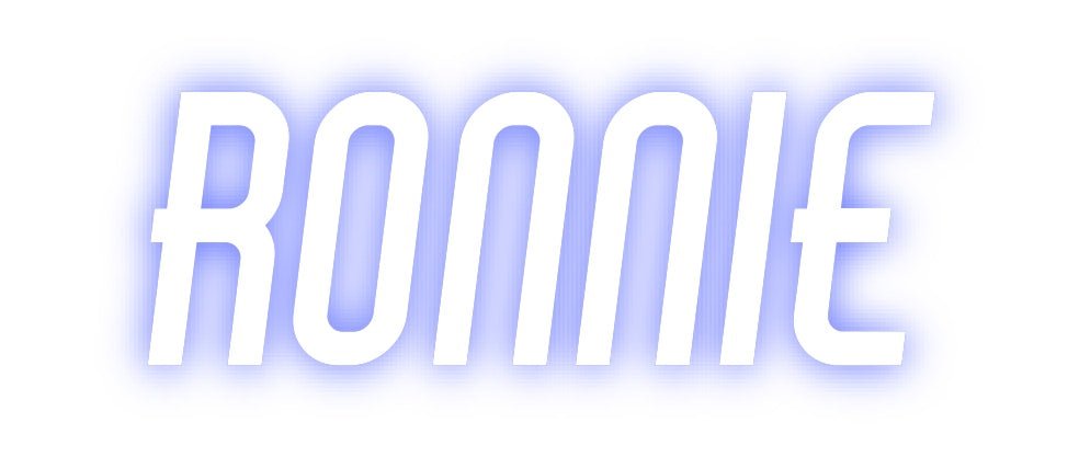 Custom Neon: Ronnie - Neon Filter