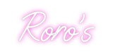 Custom Neon: Roro's - Neon Filter