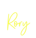 Custom Neon: Rory - Neon Filter