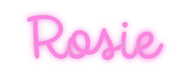 Custom Neon: Rosie - Neon Filter