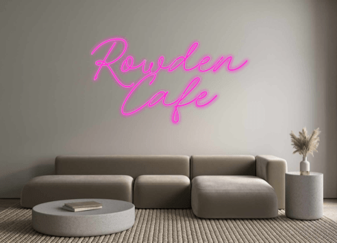 Custom Neon: Rowden Cafe - Neon Filter