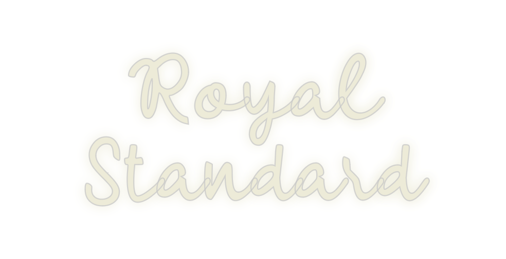 Custom Neon: Royal Standard - Neon Filter