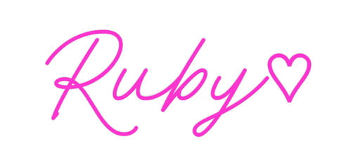 Custom Neon: Ruby♡ - Neon Filter