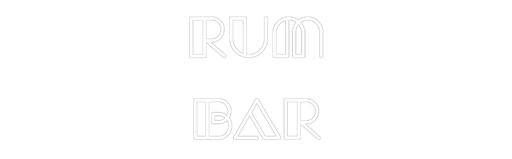 Custom Neon: RUM BAR - Neon Filter