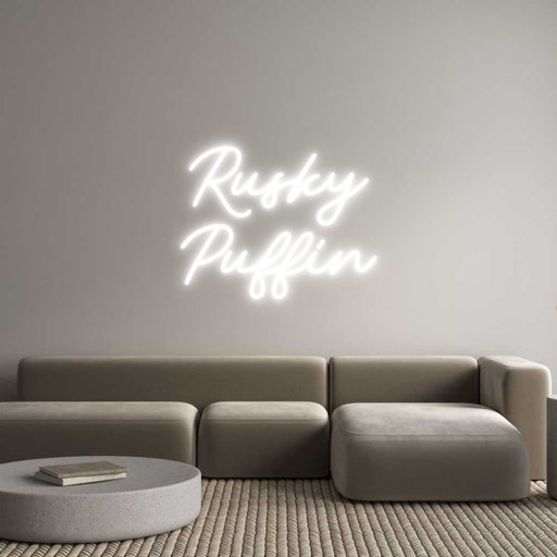 Custom Neon: Rusky Puffin - Neon Filter