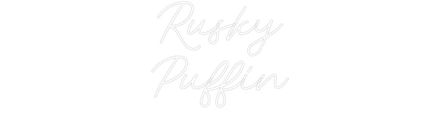 Custom Neon: Rusky Puffin - Neon Filter