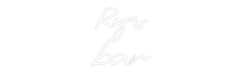 Custom Neon: Rys bar - Neon Filter