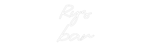 Custom Neon: Rys bar - Neon Filter