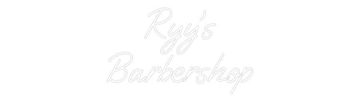 Custom Neon: Ryy’s Barber... - Neon Filter