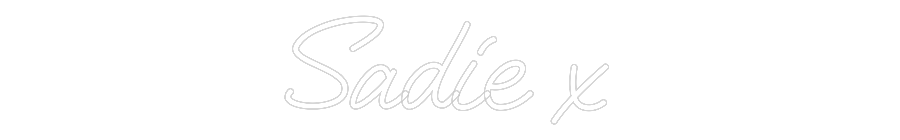 Custom Neon: Sadie x - Neon Filter