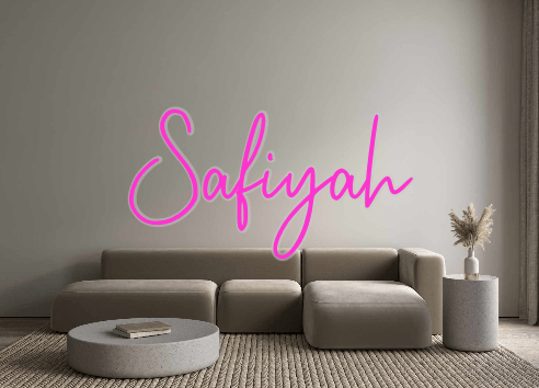 Custom Neon: Safiyah - Neon Filter