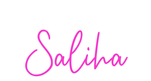 Custom Neon: Saliha - Neon Filter