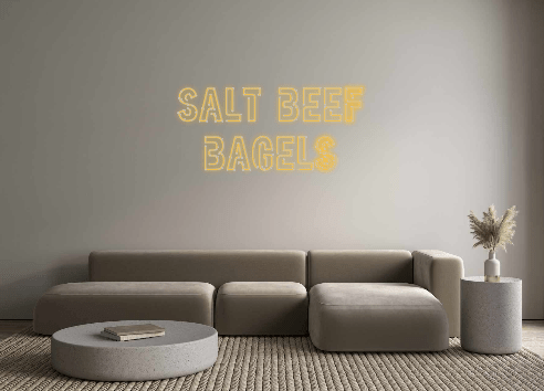 Custom Neon: SALT BEEF BAG... - Neon Filter