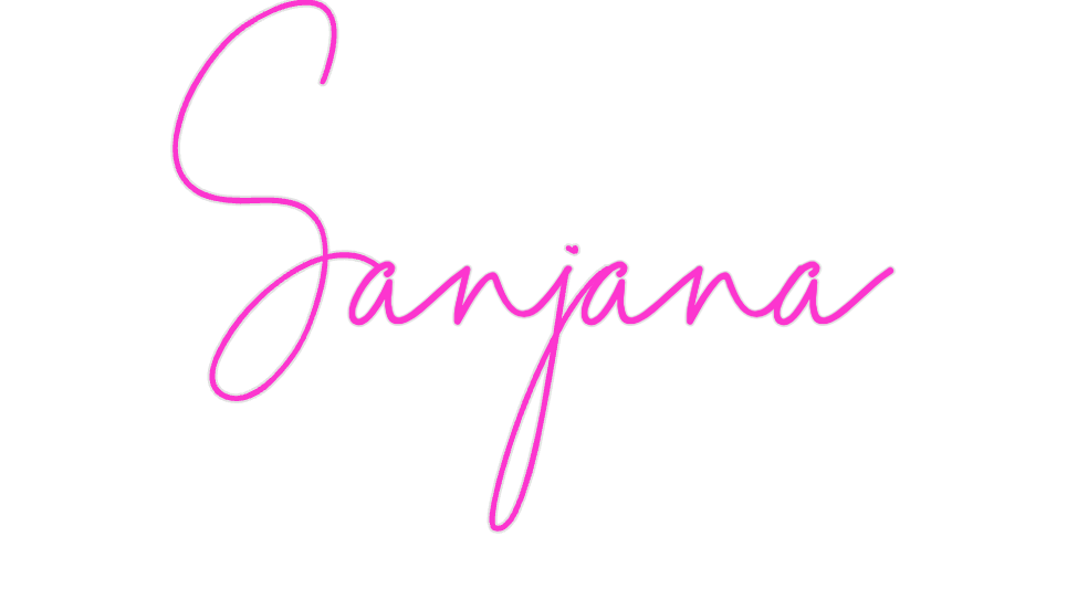 Custom Neon: Sanjana - Neon Filter