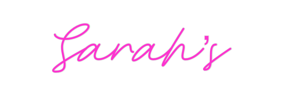 Custom Neon: Sarah’s - Neon Filter