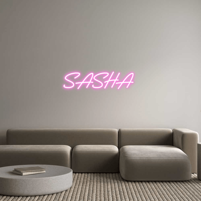 Custom Neon: SASHA - Neon Filter