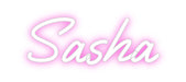 Custom Neon: Sasha - Neon Filter