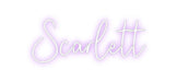 Custom Neon: Scarlett - Neon Filter